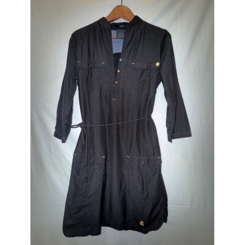 G-Star RAW Black Cargo Mini Dress /Gorpcore Utility Tunic/vintage